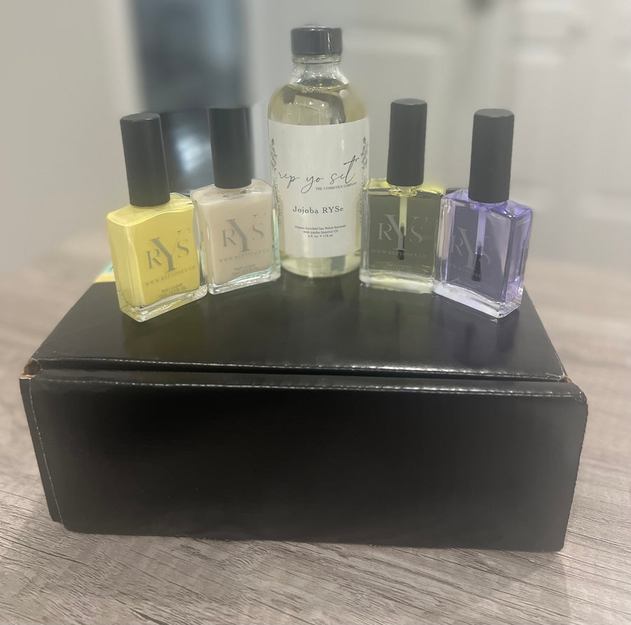 Nail care image, first panel